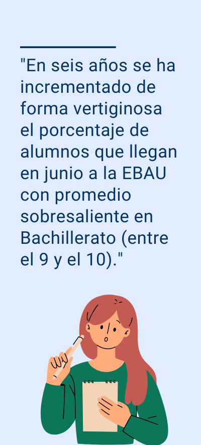 nota de bachillerato